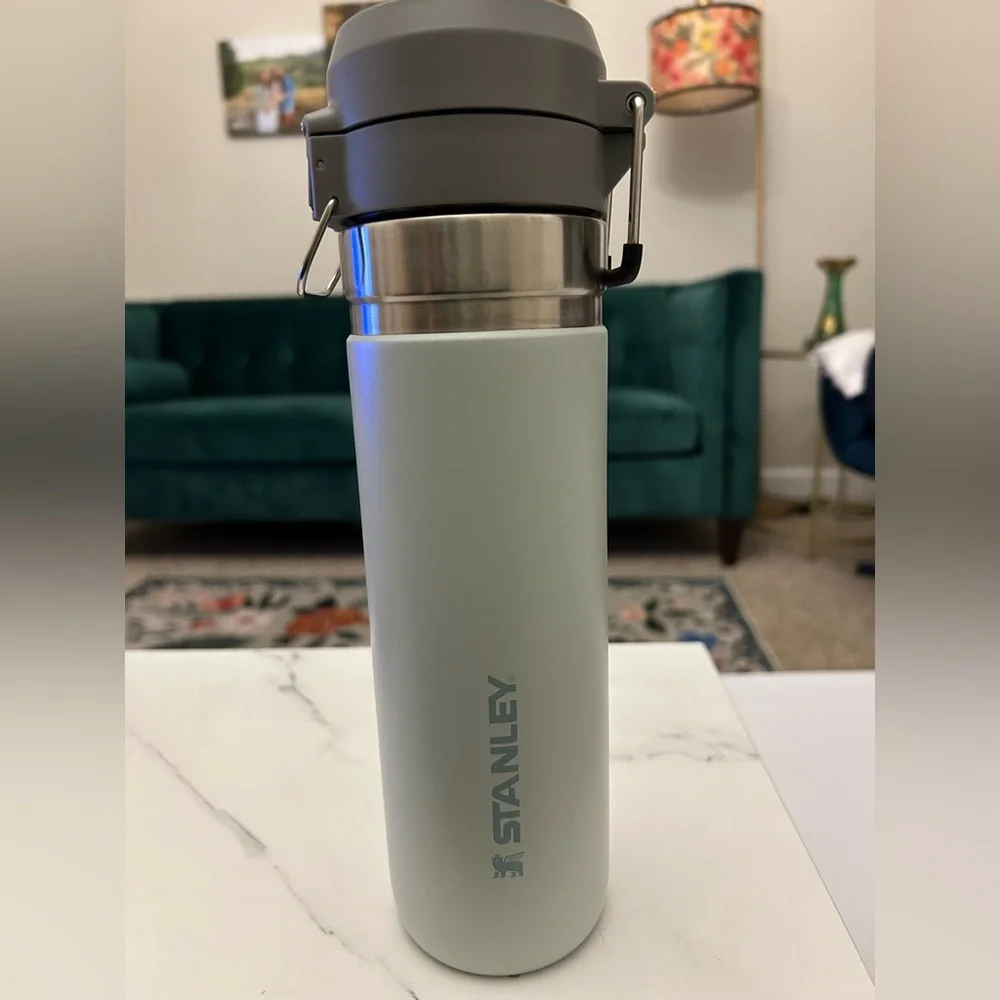 Stanley The Quick Flip Go 24 Oz Water Bottle mist color - Picture 4 of 17